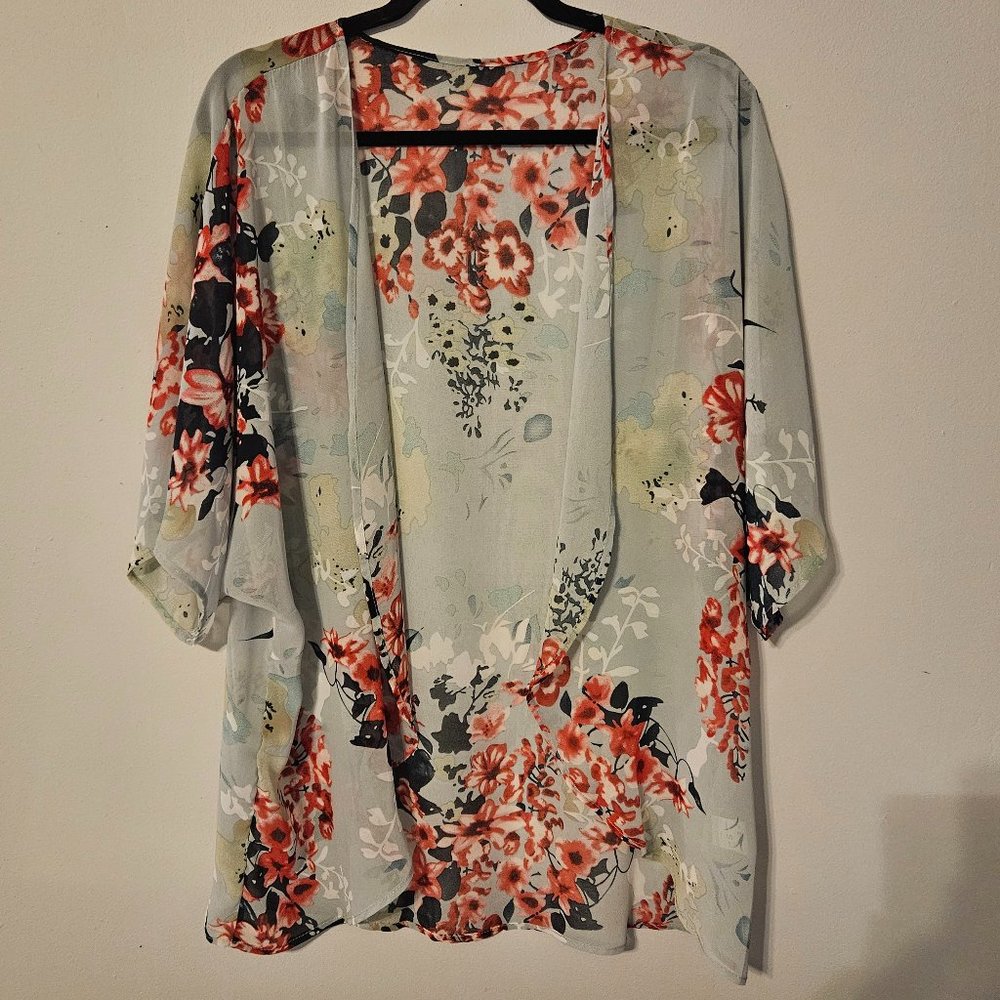 Floral cardigan